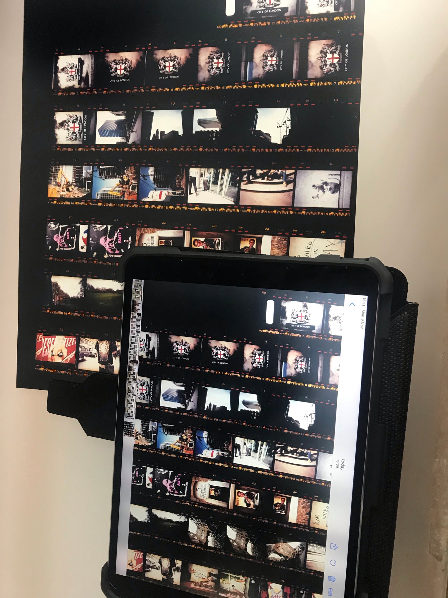 Colour (C41) 35mm Dev, Traditional Contact Print & Print Scan