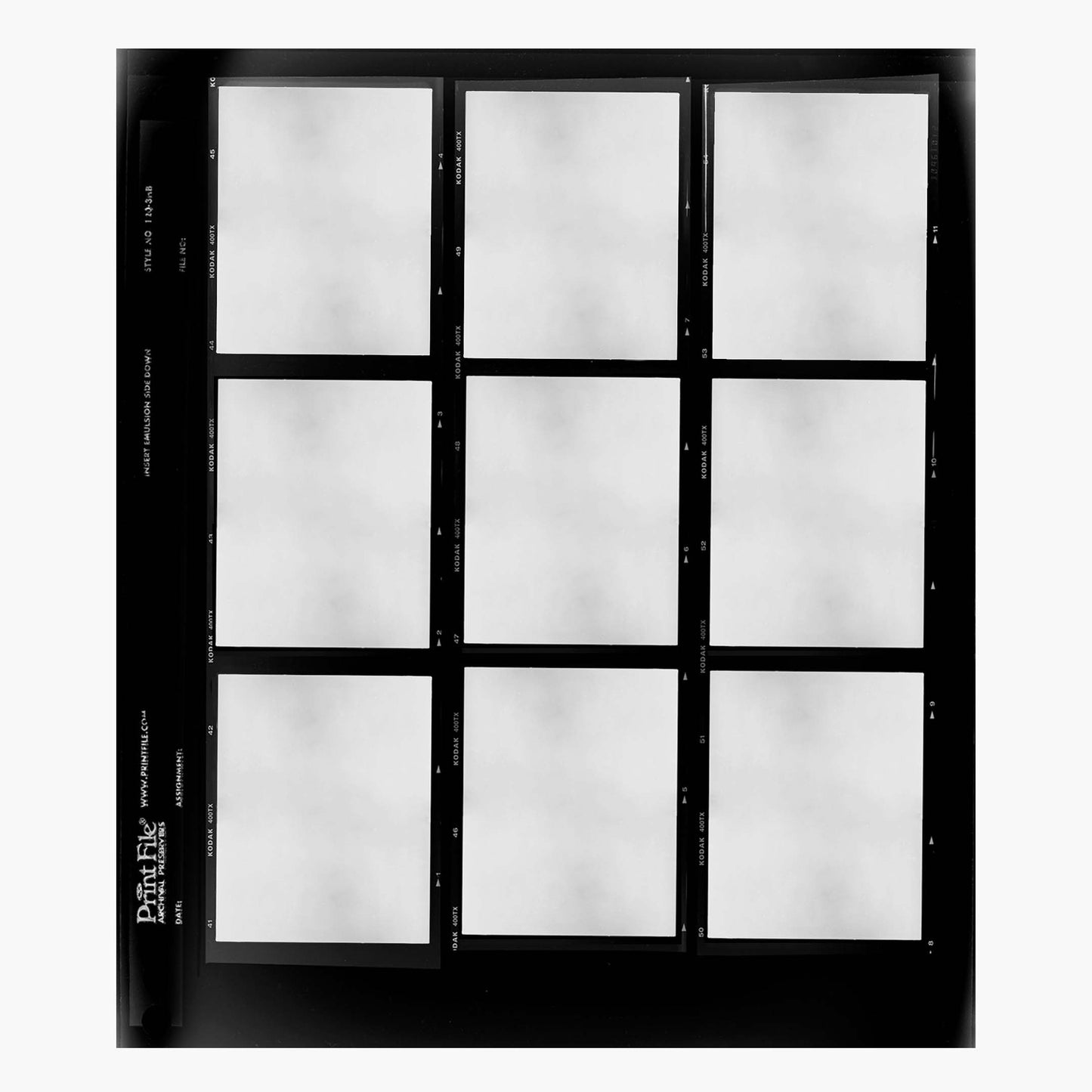 120 Contact Sheet Rapid Eye Darkrooms