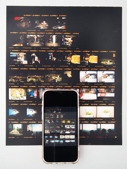 Colour (C41) 35mm Dev, Traditional Contact Print & Print Scan