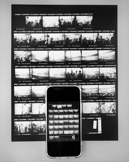 B&W 35mm Dev, Traditional Contact Print & Print Scan