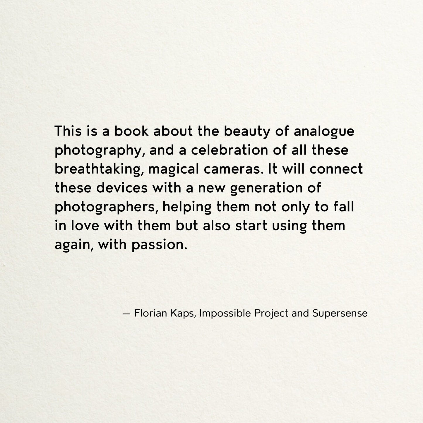 Analogue Photography Book by Andrew Bellamy