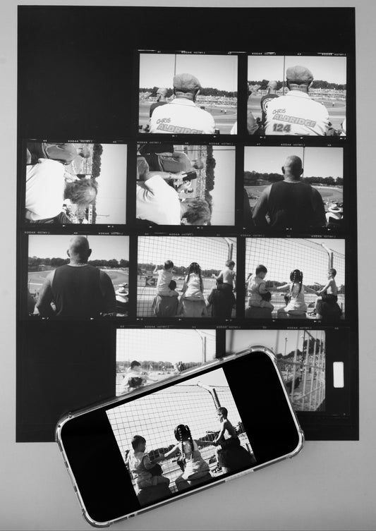 B&W 120 Dev, Scan & Traditional Contact Print