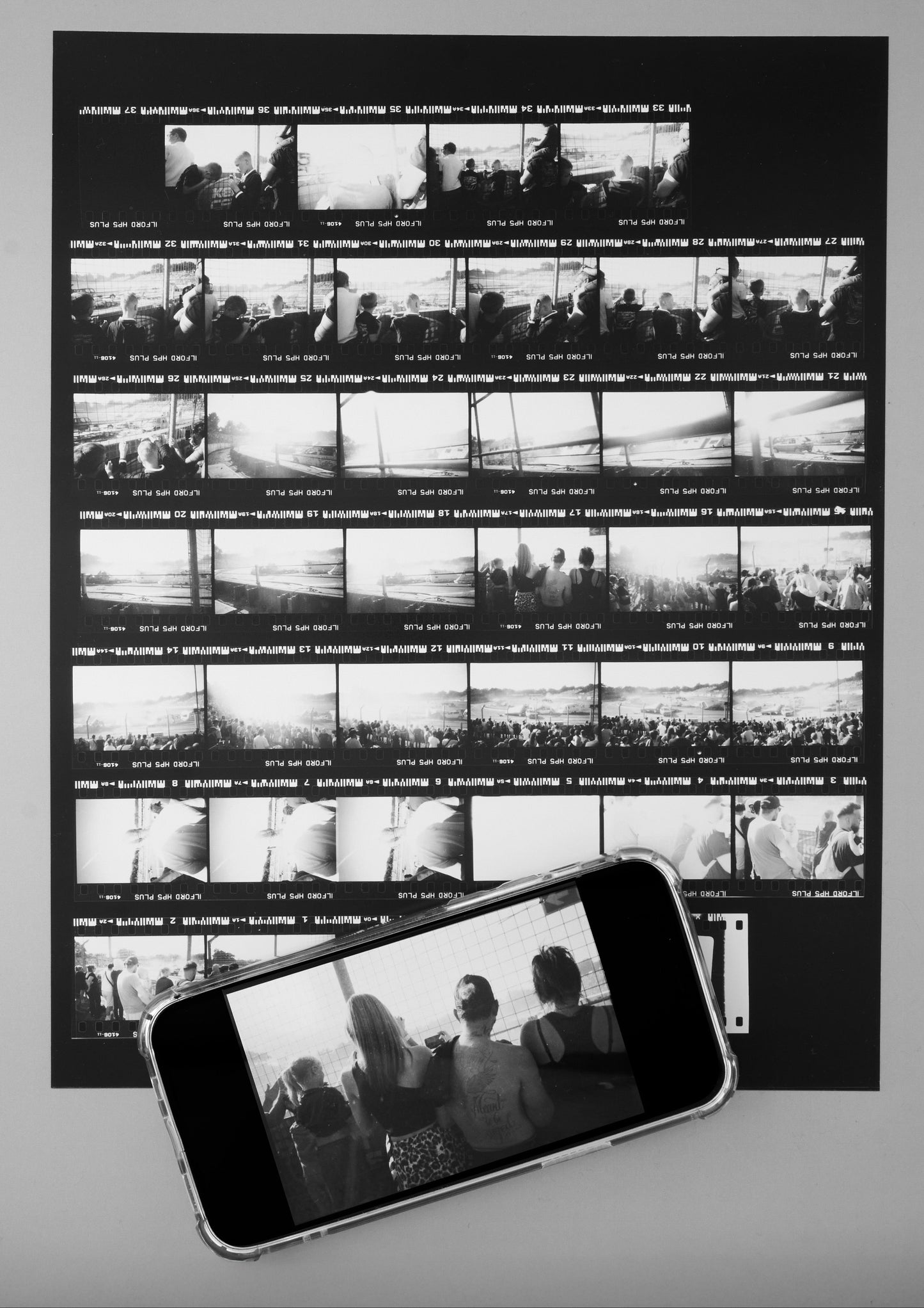 B&W 35mm Dev, Scan & Traditional Contact Print