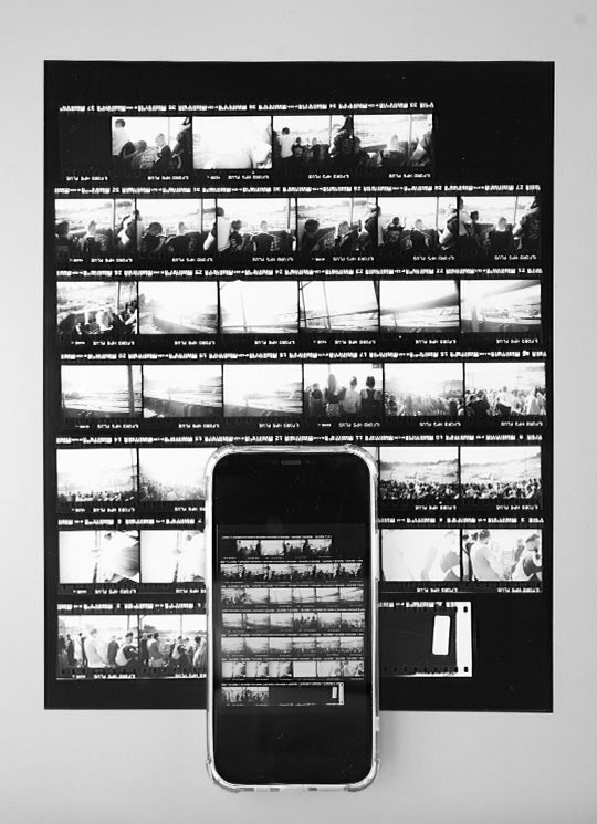 B&W 35mm Dev, Traditional Contact Print & Print Scan