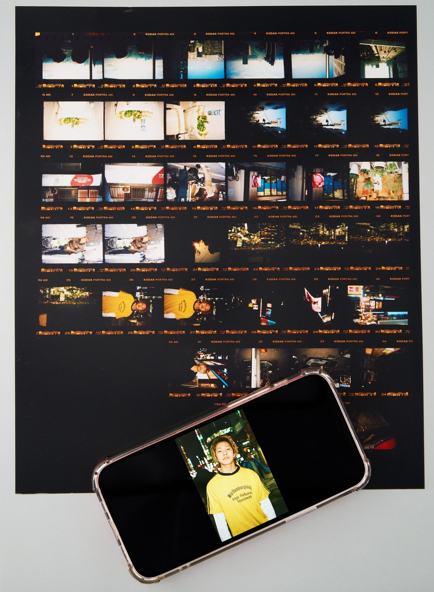 Colour (C41) 35mm Dev, Scan & Traditional Contact Print (7 Day)