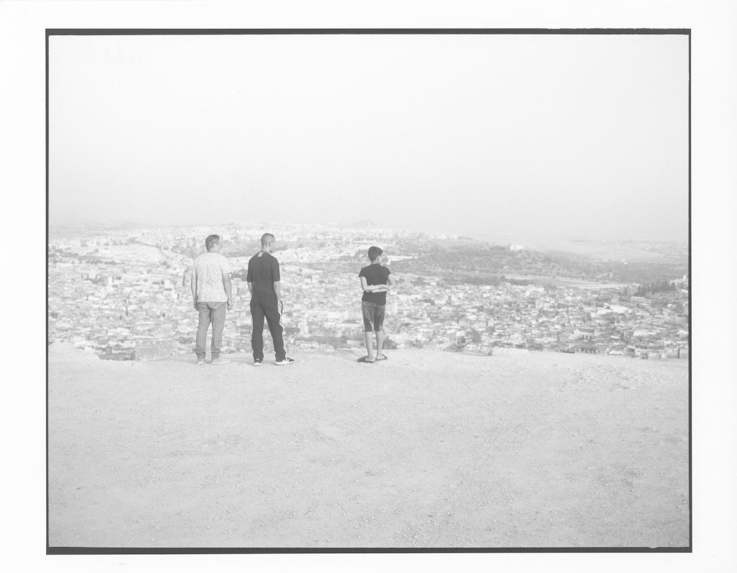 Traditional Hand Print B&W