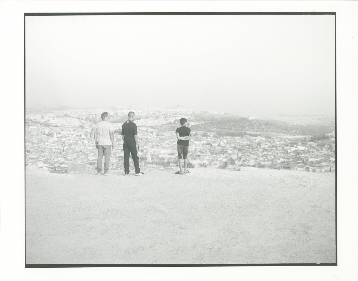 Traditional Hand Print B&W