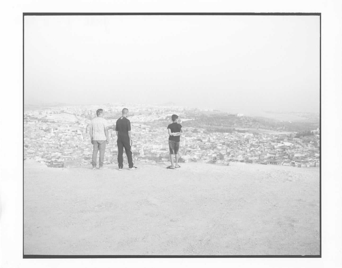 Traditional Hand Print B&W