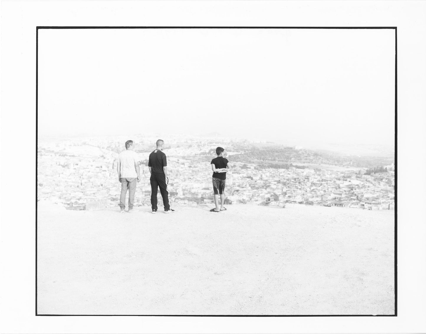 Traditional Hand Print B&W