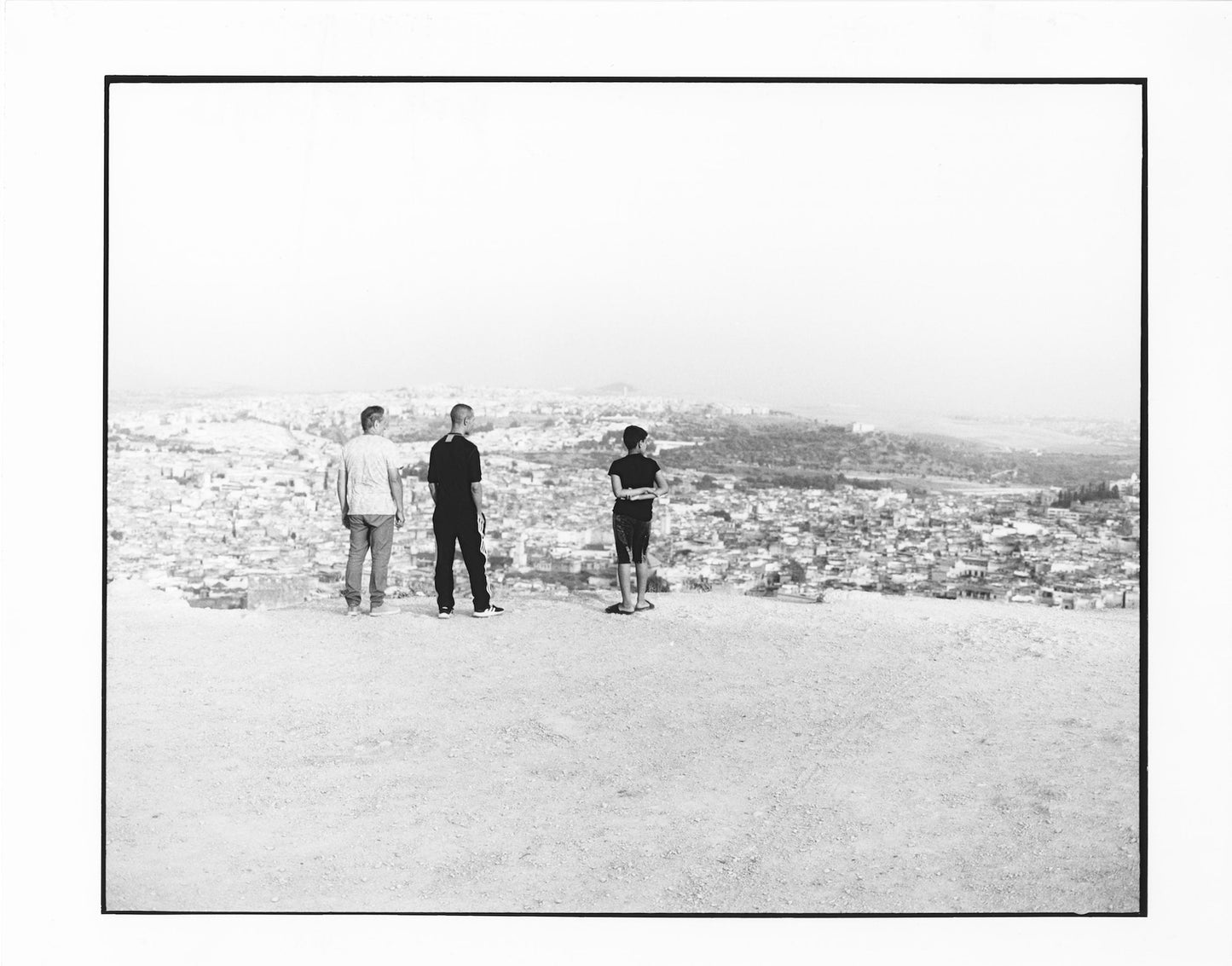 Traditional Hand Print B&W