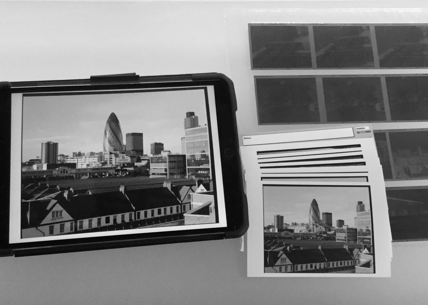 B&W 120 Dev, Scan & Print