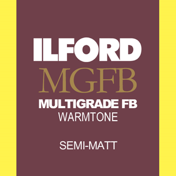 Ilford MG Fibre Based Warmtone 9.5x12 Semi Matt (50)